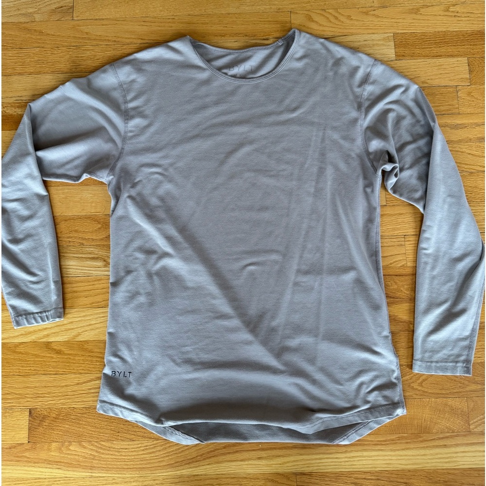 Men’s - BYLT - L - L/S Drop cut - Sand
